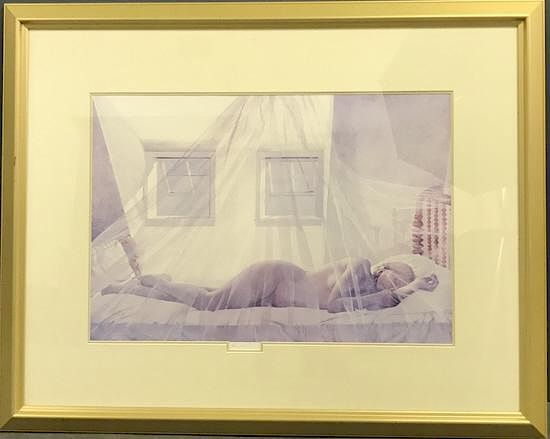 Appraisal: Andrew Wyeth Hand Signed Print Daydream Andrew Wyeth American -