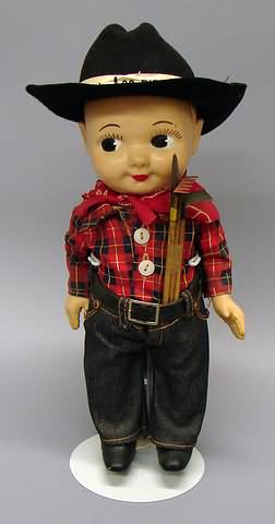 Appraisal: HP Buddy Lee doll Doll is dressed in plaid shirt