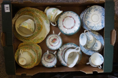 Appraisal: A collection of various Pottery to include Tea Sets by