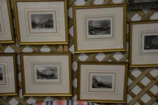 Appraisal: Set of ten William H Bartlett steel engravings four not