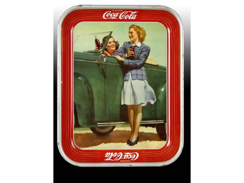 Appraisal: Coca-Cola Serving Tray Description '' x - '' Both very