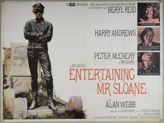 Appraisal: Entertaining Mr Sloane British Quad film poster movie by Joe