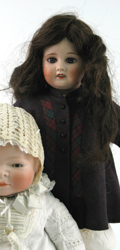 Appraisal: A FRENCH S F B J BISQUE HEAD GIRL DOLL