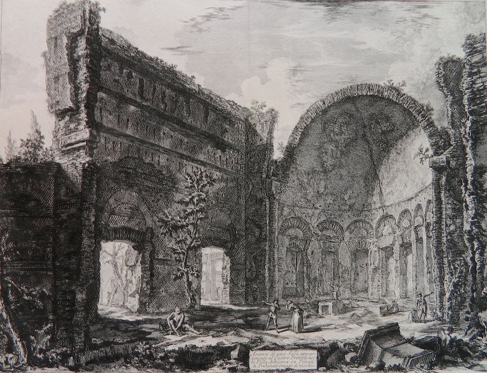 Appraisal: Giovanni Battista Piranesi etching Giovanni Battista Piranesi Italian - -