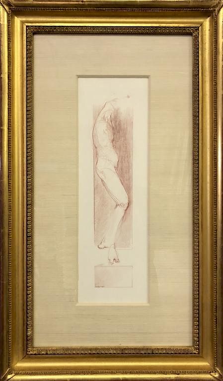 Appraisal: Gary Weisman Crayon on Paper of Female Nude Gary Weisman