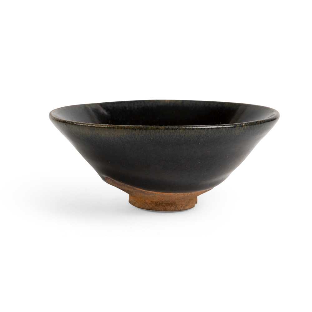 Appraisal: JIAN WARE BLACK GLAZED TEA BOWL SONG DYNASTY of conical