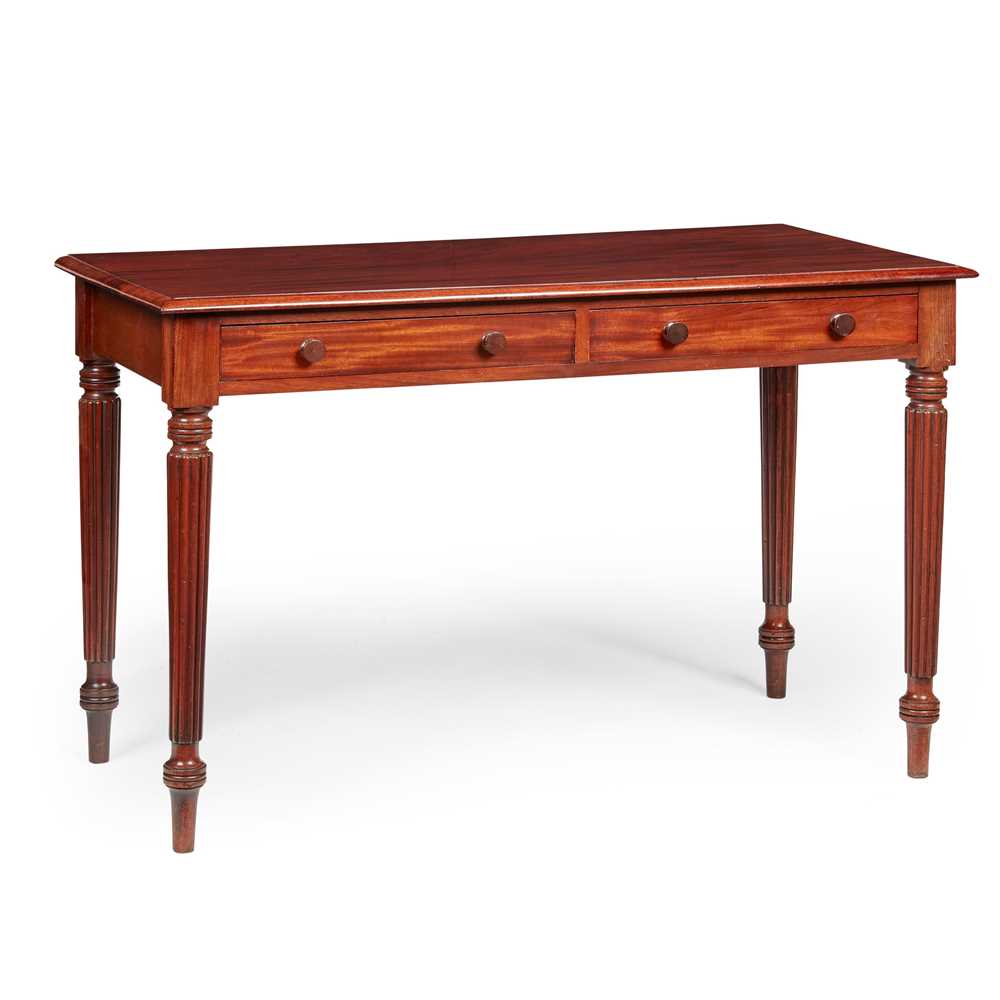 Appraisal: REGENCY MAHOGANY SIDE TABLE IN THE MANNER OF GILLOWS EARLY