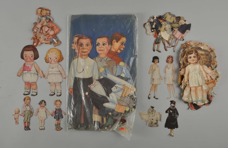 Appraisal: Lot Of Assorted Loose Paper Dolls This group includes Charlie