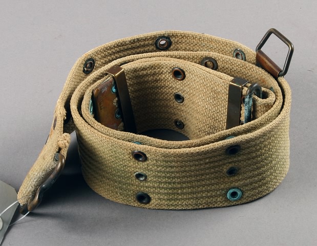 Appraisal: M officers NCO pistol belt with saber hanger