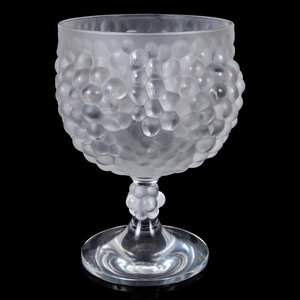 Appraisal: A Lalique Antilles Footed Bowl Height inches Property from the