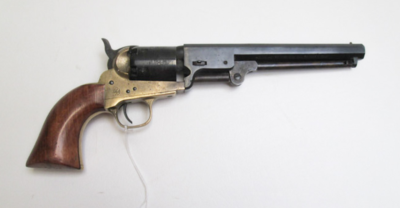 Appraisal: CONNECTICUT VALLEY ARMS MODEL NAVY PERCUSSION REVOLVER caliber octagonal barrel