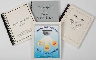 Appraisal: Casino Surveillance Lot of Four Training and Technique Manuals Including