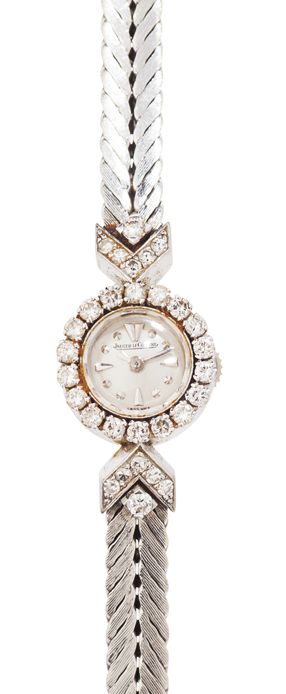 Appraisal: JAEGER LE COULTRE - A diamond set cocktail watch the