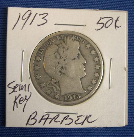 Appraisal: Barber Half Dollar Good