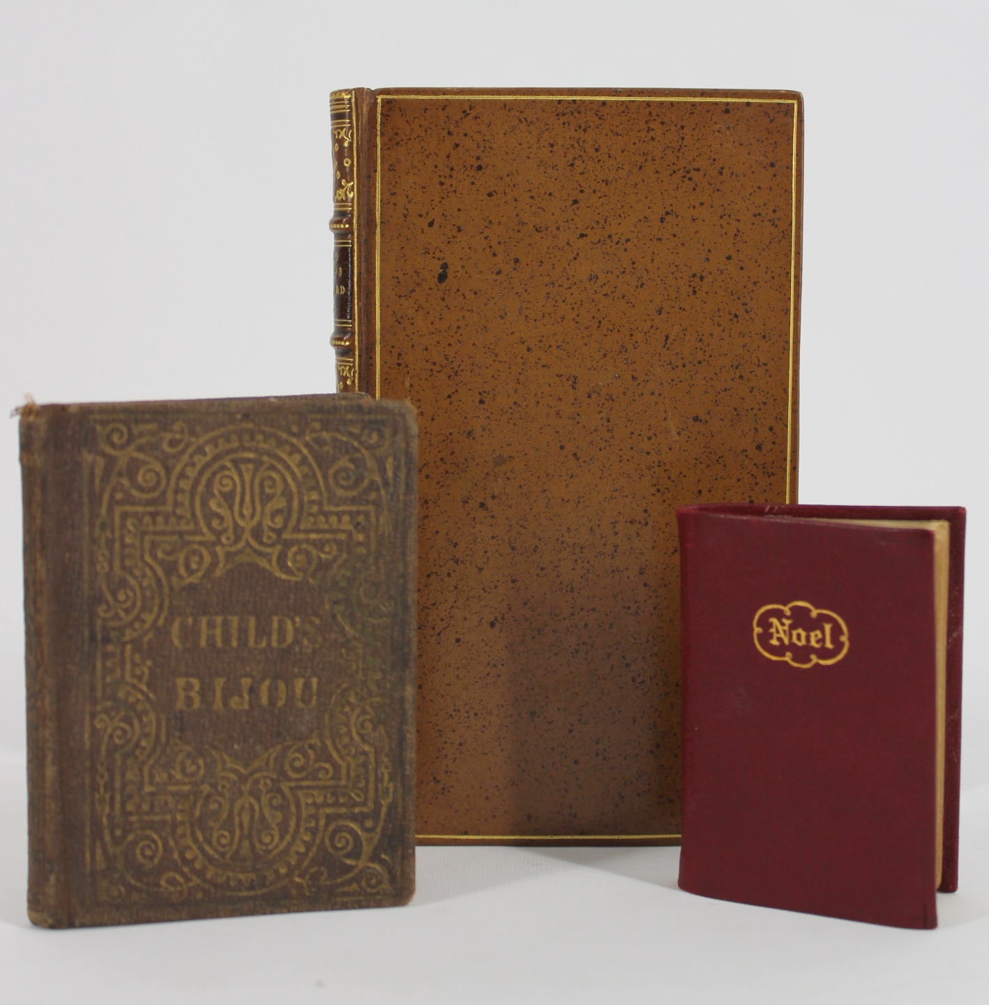 Appraisal: FDR Volumes Miniature Books Noel Child's Bijou Noel Christmas Echoes