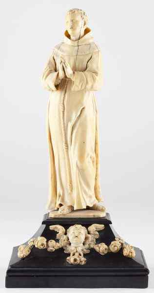 Appraisal: Italian Ivory Carving of Saint Anthony of Padua th century