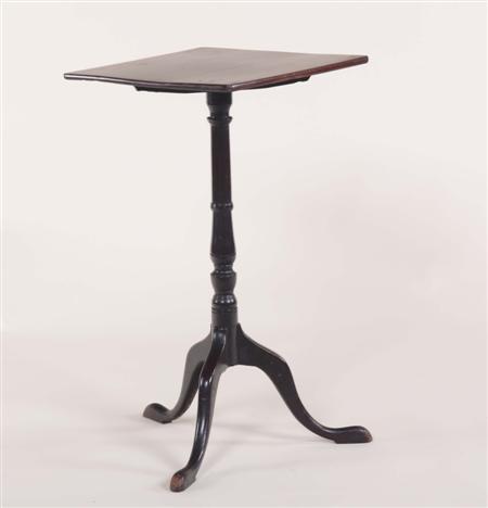 Appraisal: A th century mahogany occasional table the rectangular top with