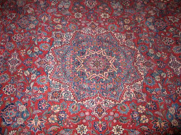 Appraisal: A Kashan carpet size approximately ft x ft