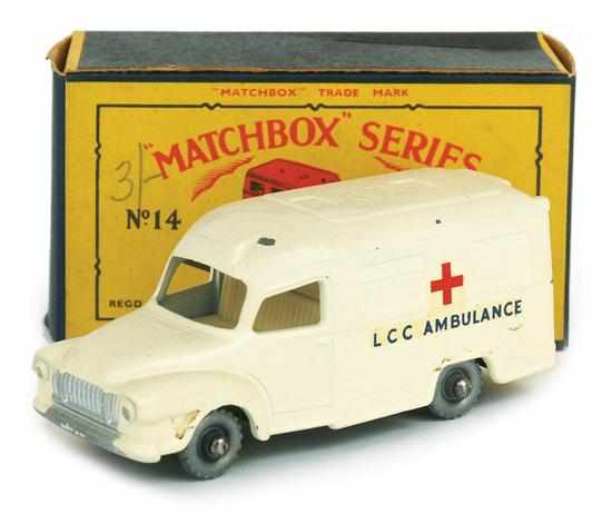 Appraisal: MATCHBOX - SERIES C BEDFORD LOMAS AMBULANCE OFF WHITE BODY