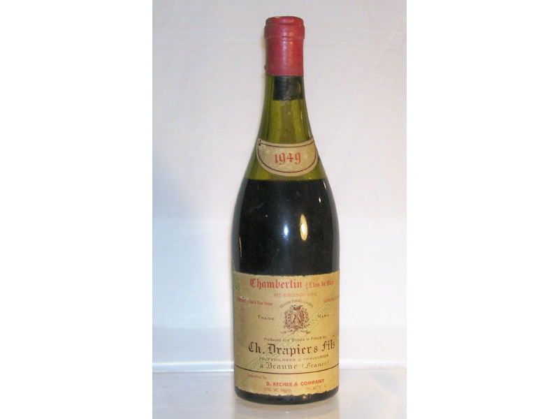 Appraisal: Chambertin Close De Beze Drapier Fils Vintage - ml bottle