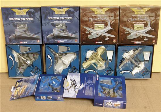 Appraisal: Six Corgi Aviation Archive die cast military aircraft D H