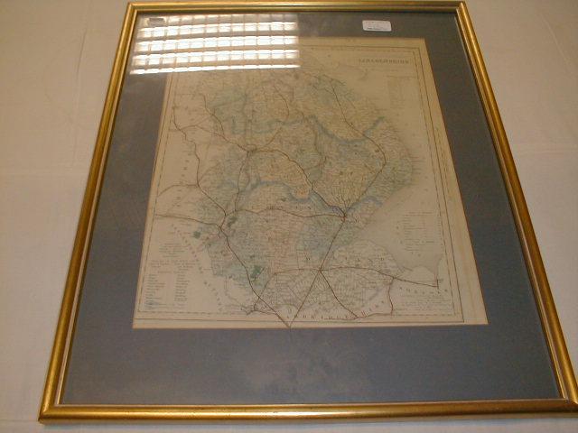 Appraisal: J C Walker Lincolnshire a single sheet hand coloured country