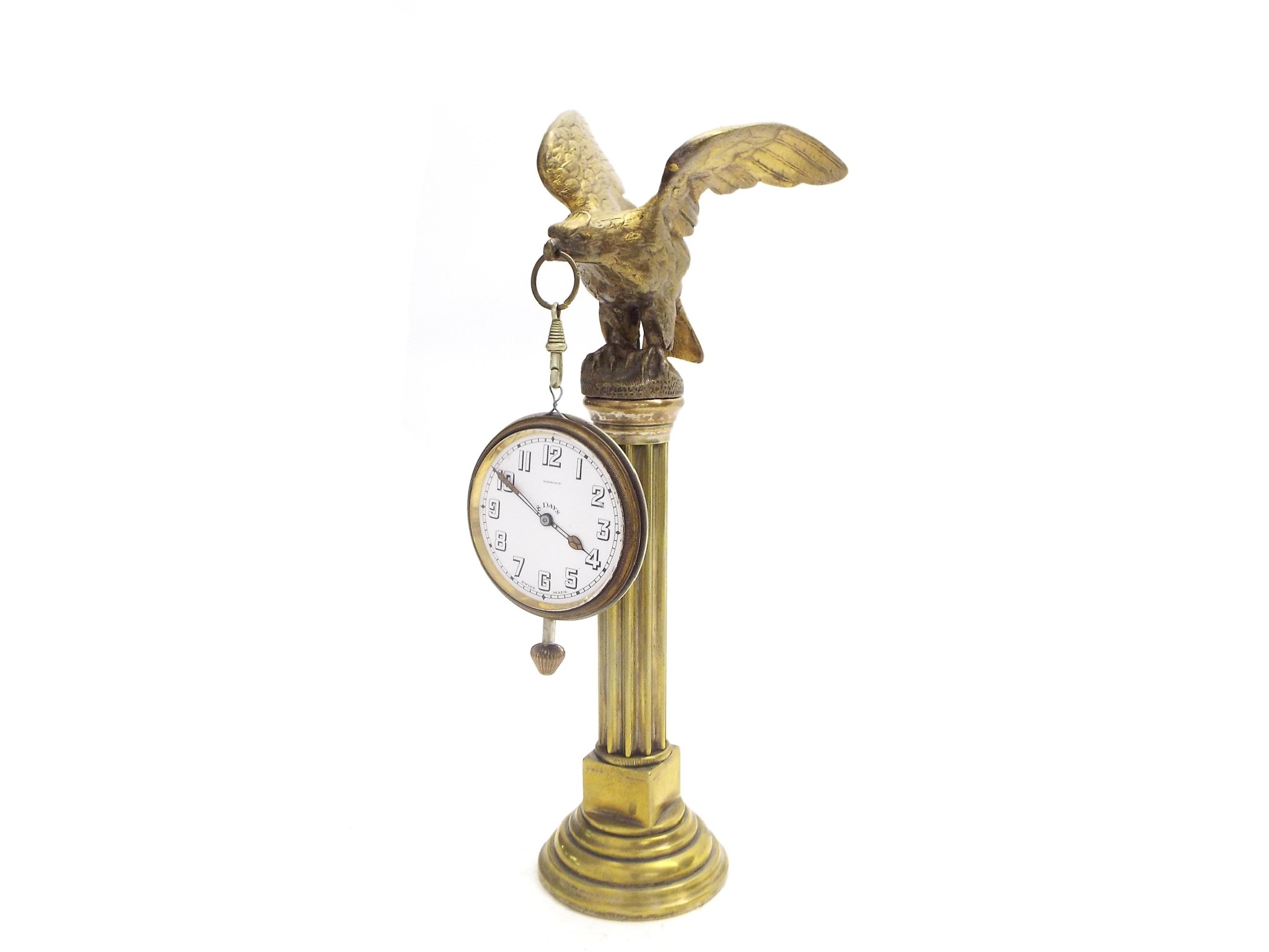 Appraisal: Decorative cast ormolu watch stand modelled as an eagle upon