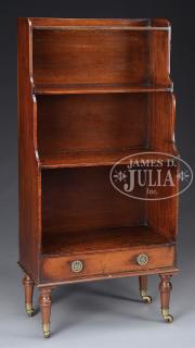 Appraisal: GEORGE III COMPANION MAHOGANY BOOKCASE Last quarter th century England