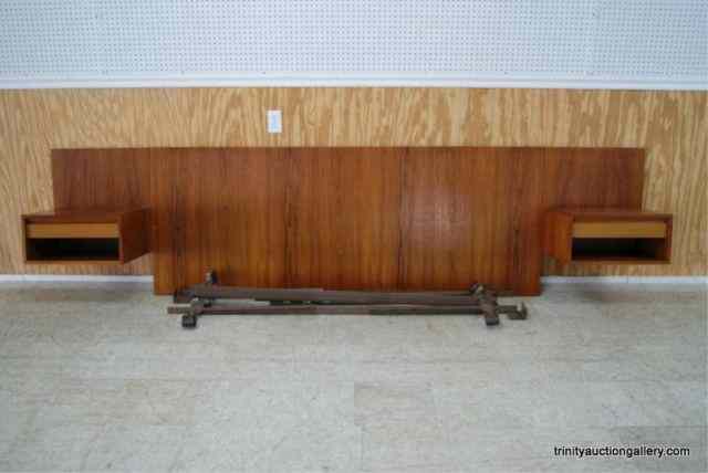 Appraisal: Vintage Danish Modern Teak King Size BedFrom the estate purchased