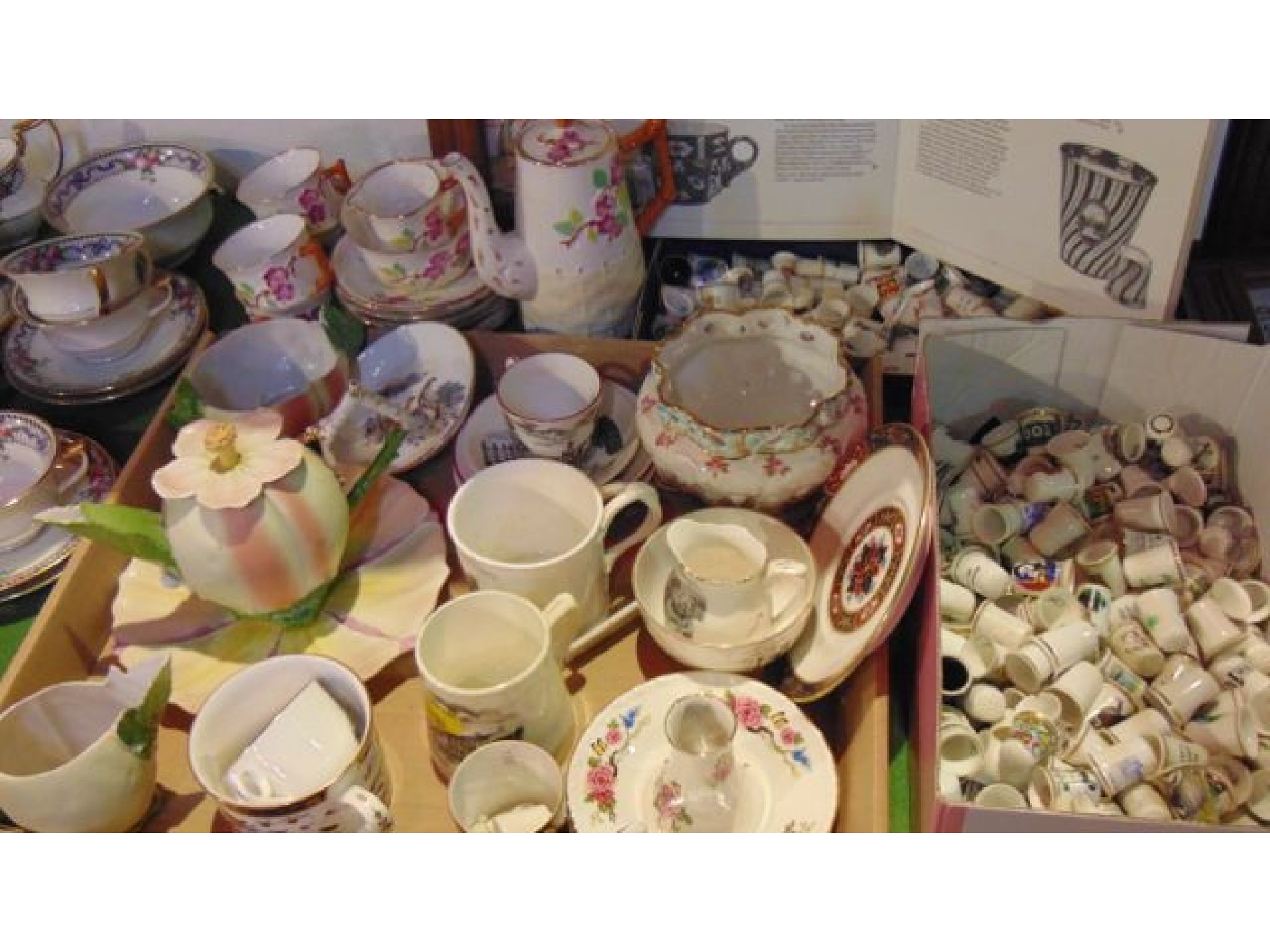 Appraisal: A collection of ceramics including a part Royal Stafford coffee