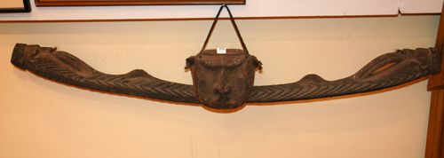 Appraisal: WOODED CARVED TRIBAL TRIBAL HANGING