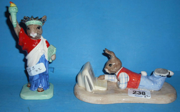 Appraisal: Royal Doulton Bunnykins Figure Online Bunnykins DB And Statue of