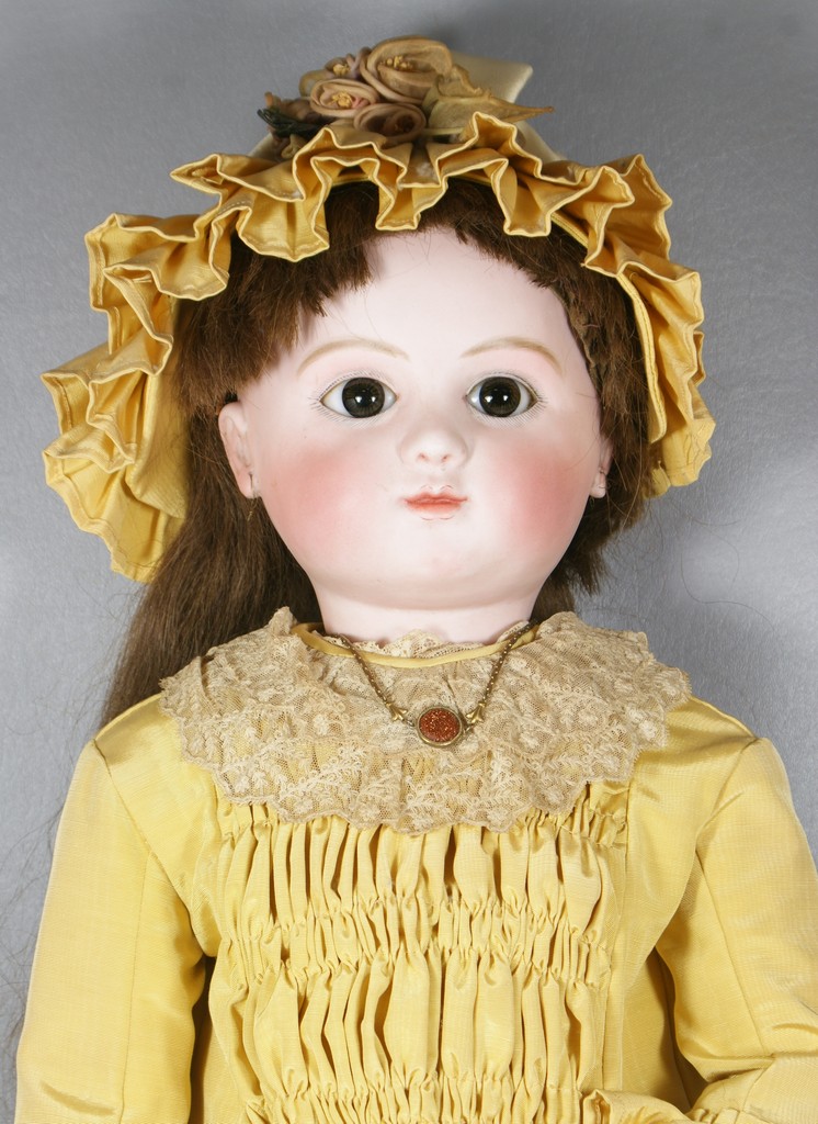 Appraisal: Antique French Jules Steiner Doll pressed bisque head and incised