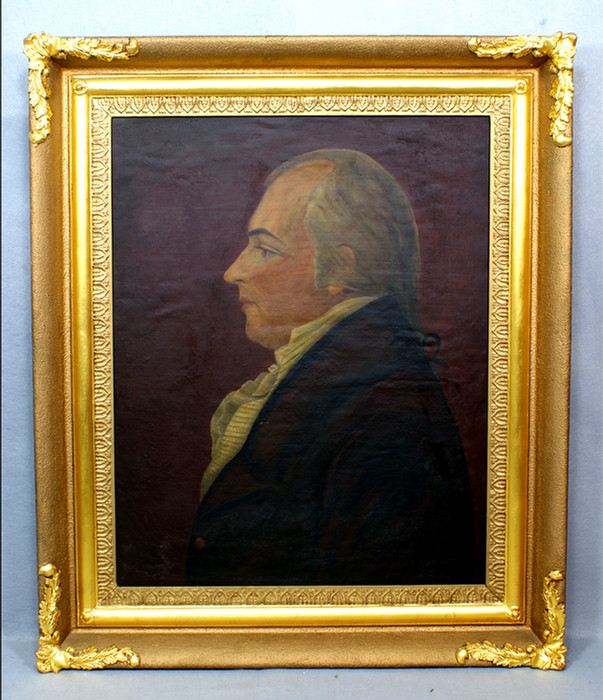 Appraisal: th Century style portrait painted on board of a gentleman