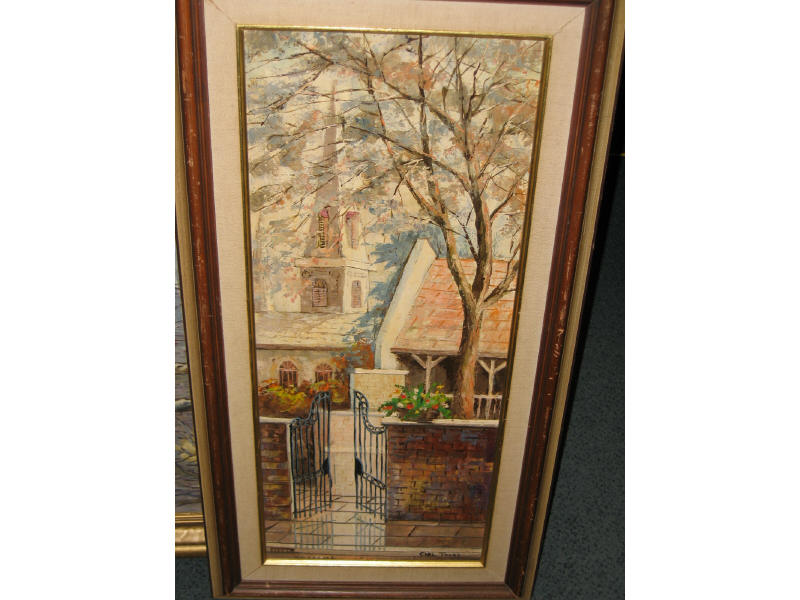 Appraisal: CARL THORP AMERICAN - OLD NEW ORLEANS oil on masonite