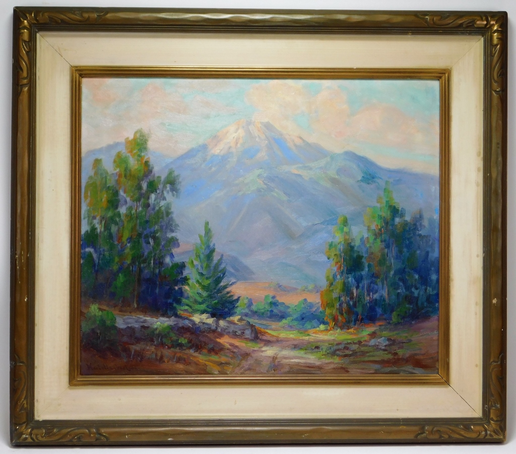 Appraisal: MARTELLA CONE LANE MOUNTAIN LANDSCAPE PAINTING California Iowa - Impressionist