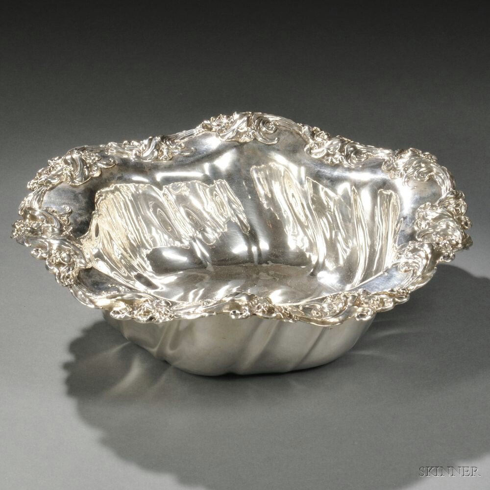 Appraisal: Mauser Sterling Silver Center Bowl New York - circular with