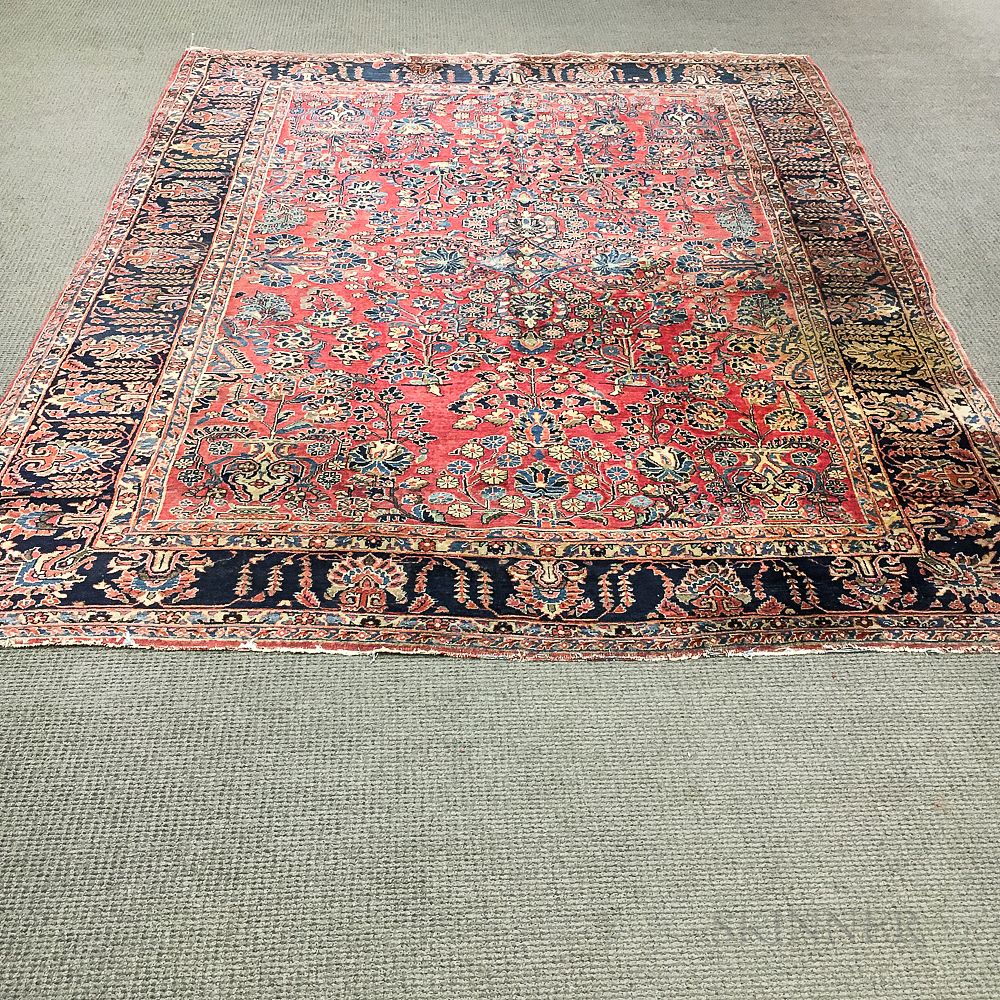 Appraisal: Sarouk Area Carpet Sarouk Area Carpet ft in x ft