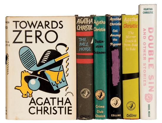 Appraisal: CHRISTIE Agatha Six First Editions Including Towards Zero Condition slightly