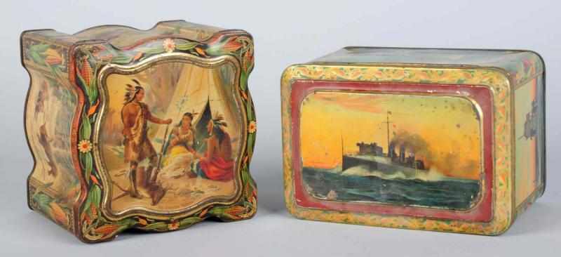 Appraisal: Lot of Biscuit Tins Includes one battleship for Keen's Mustard