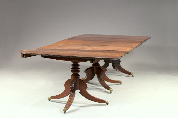 Appraisal: Fine George III Mahogany Dining Table early th century the