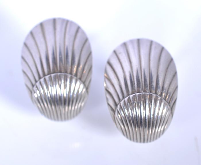 Appraisal: A PAIR OF EARRINGS BY GEORG JENSEN