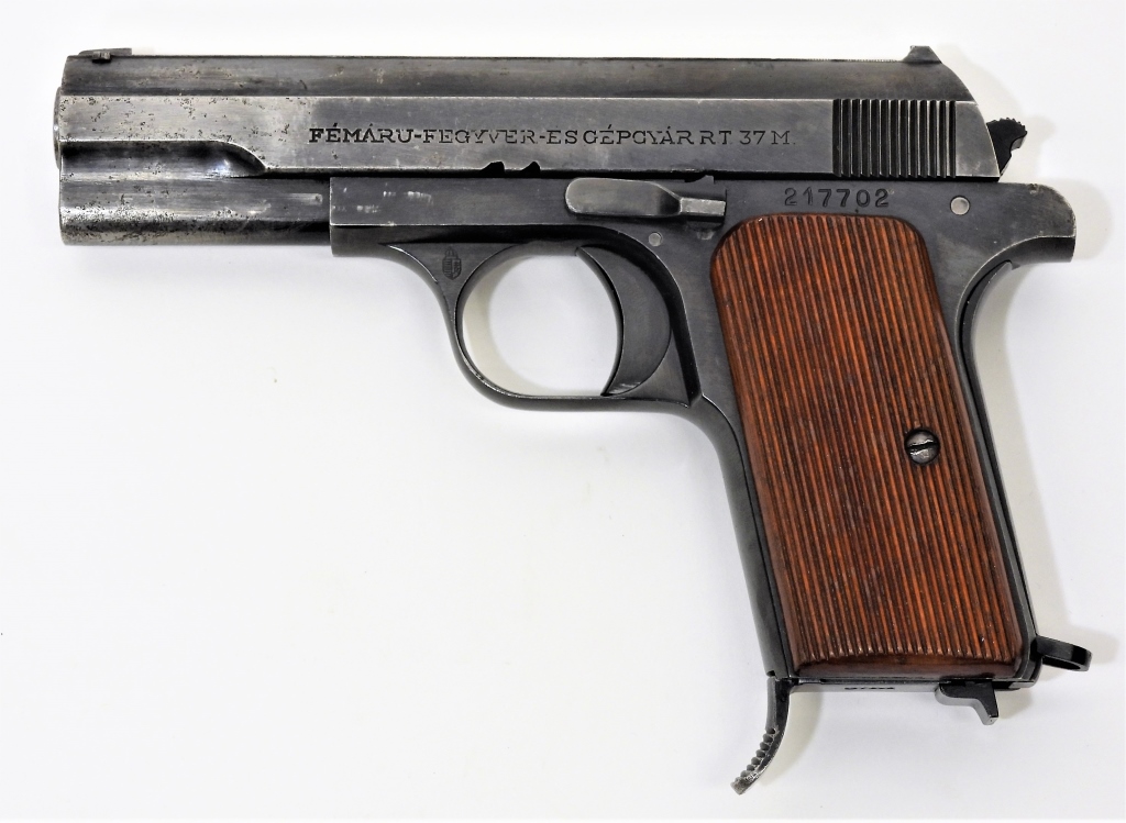 Appraisal: HUNGARIAN FEMARU M PISTOL Hungary caliber serial number walnut grips