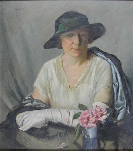 Appraisal: JESSIE ALEXANDRA-DICK A R S A BRITISH - PORTRAIT OF