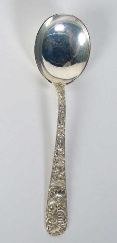 Appraisal: Twenty-three Kirk Sterling Repousse soup spoons