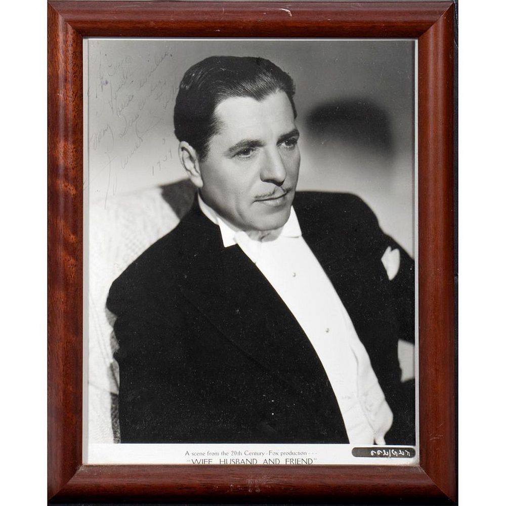 Appraisal: Joseph Calleia Original autographed inscribed photograph Size x Condition Showing