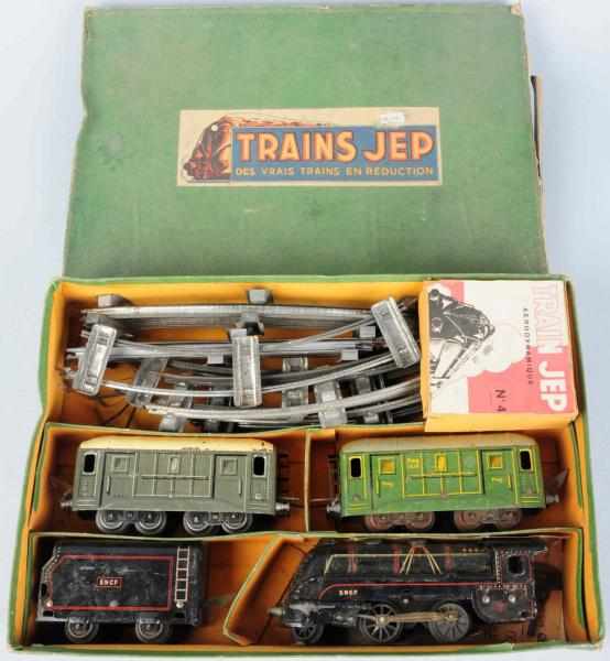 Appraisal: Lot of Jep O-Gauge Passenger Train Sets French Pre-war Each