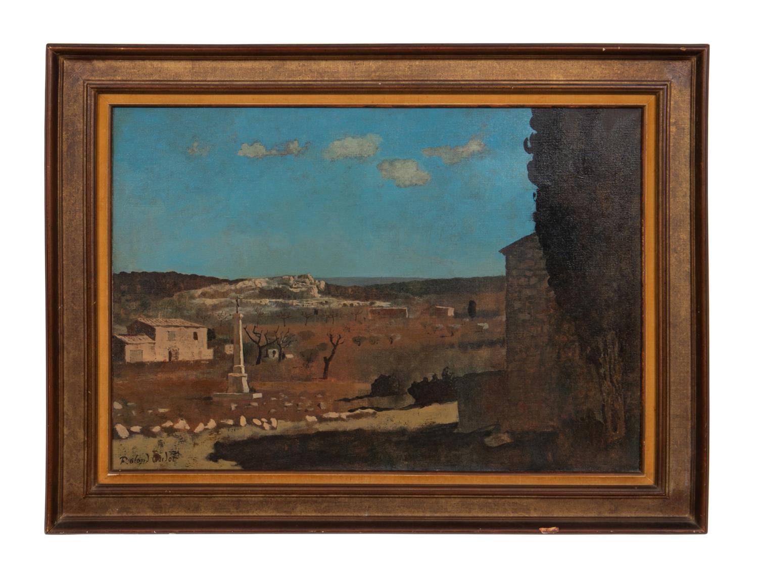 Appraisal: ROLAND OUDOT LANDSCAPE OF SAINT-SIXTE O C Roland Oudot French