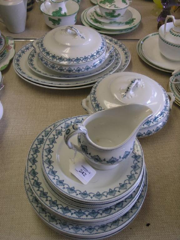 Appraisal: A Keeling's Losol Ware dinner service twenty-four pieces for a