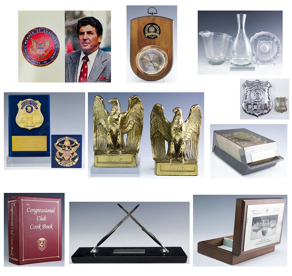 Appraisal: Collection United States Congressional Memorabilia Estate collection of official congressional